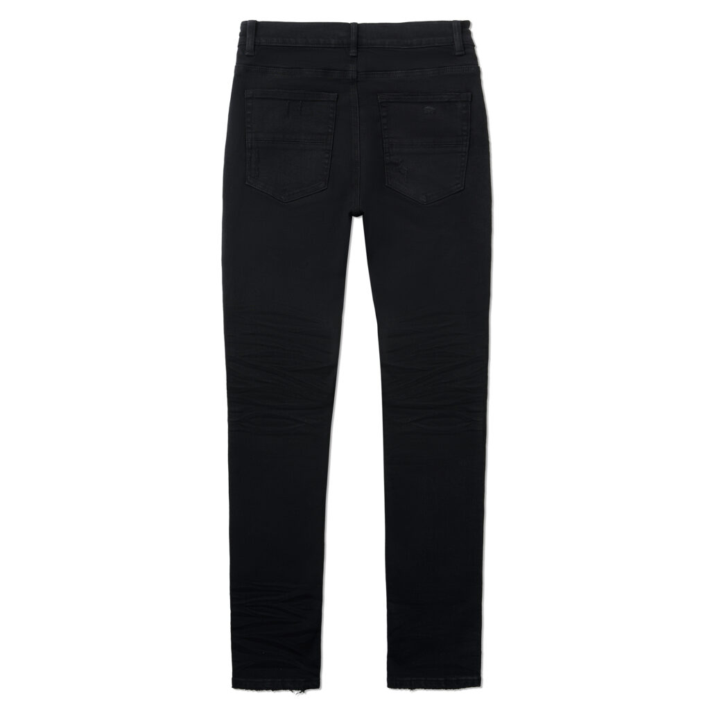 Black Blue Suede Jeans Mike Department