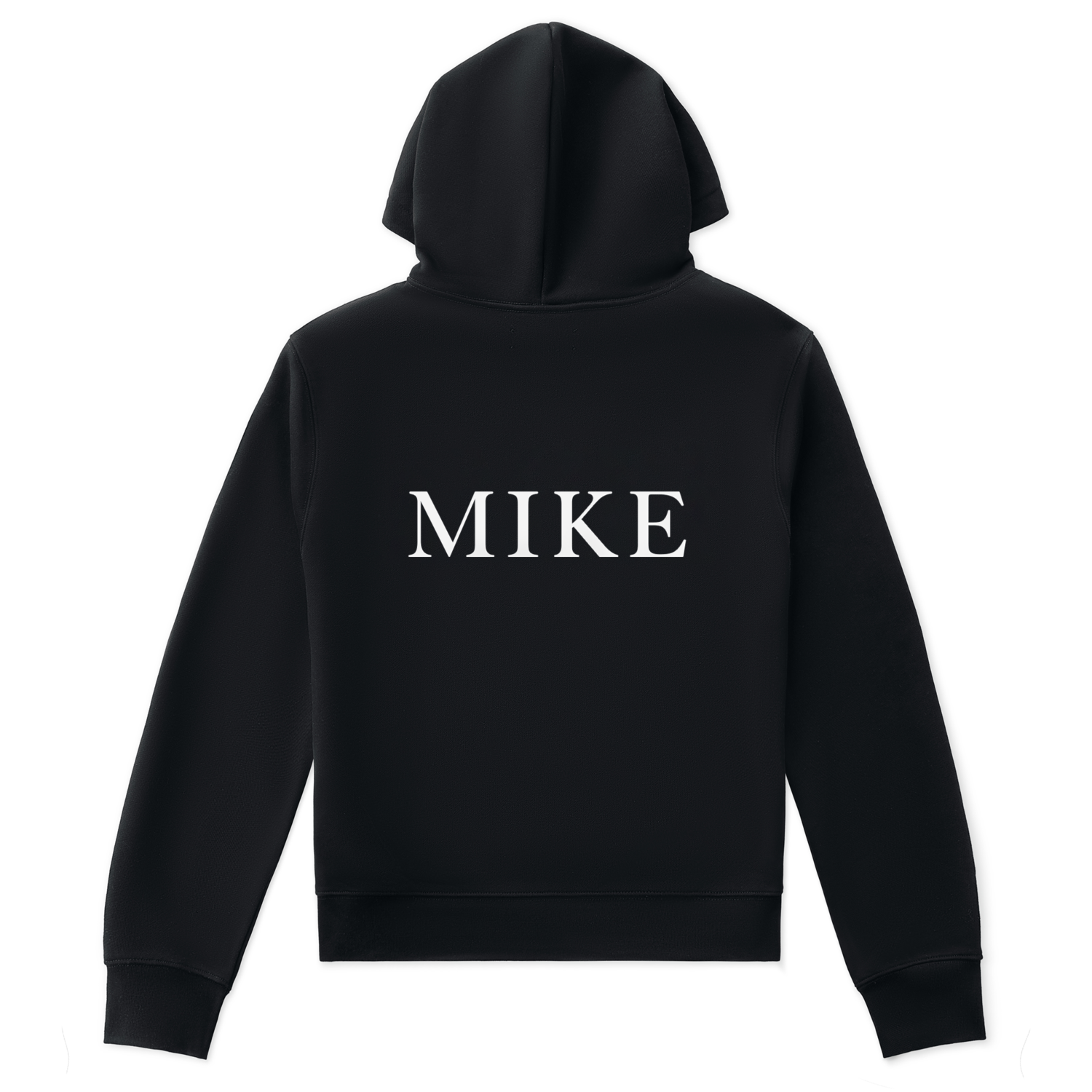 Heavyweight Black Monogram Hoodie - Image 2