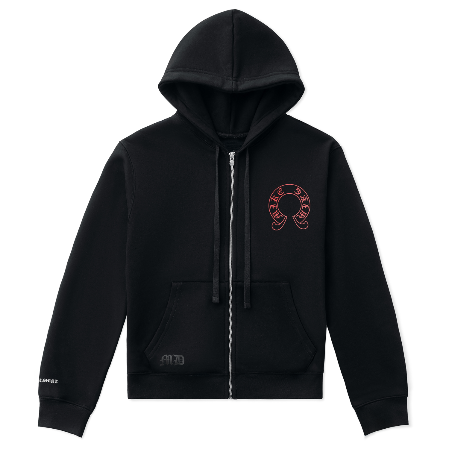 Thermal Layer Black Cemetery Zip-Up